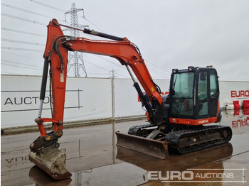 Mini escavadeira KUBOTA KX080