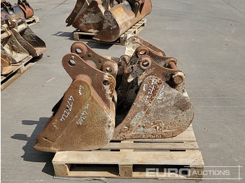 Balde 24", 16", 12", 12" Digging Bucket 45mm Pin to suit 4-6 Ton Excavator: foto 2