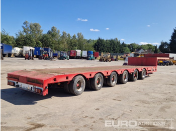 Semireboque baixa ES-GE 6 Axle Step Frame Extendable Low Loader Trailer, 4 Axle Steer, Air Brakes, Auto Lube: foto 5