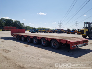 Semireboque baixa ES-GE 6 Axle Step Frame Extendable Low Loader Trailer, 4 Axle Steer, Air Brakes, Auto Lube: foto 3