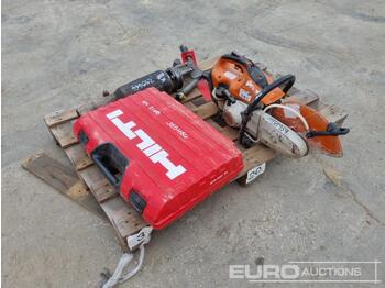 Equipamento de construção Hilti TE 700-AVR, Stihl Petrol Quick Cut Saw, Pneumatic Hand Held Breaker: foto 1