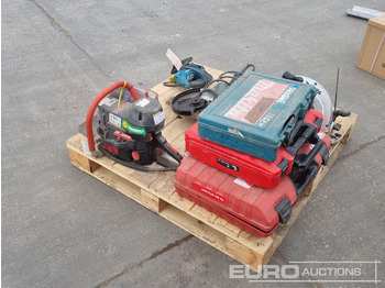 Equipamento de construção Makita 110Volt Drill, 110Volt Die Grinder, 110Volt 9" Grinder, 110Volt Rip Saw, 110Volt Jig Saw, Petrol Chainsaw Body, Hilti Battery Metal Construction Driver, Hilti 110 Volt Hammer Drill, Hilti Batte: foto 3