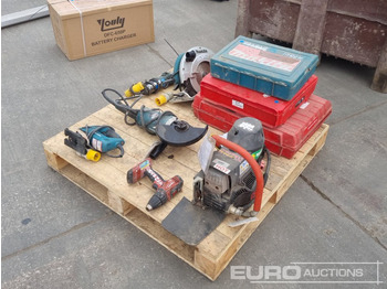 Equipamento de construção Makita 110Volt Drill, 110Volt Die Grinder, 110Volt 9" Grinder, 110Volt Rip Saw, 110Volt Jig Saw, Petrol Chainsaw Body, Hilti Battery Metal Construction Driver, Hilti 110 Volt Hammer Drill, Hilti Batte: foto 2