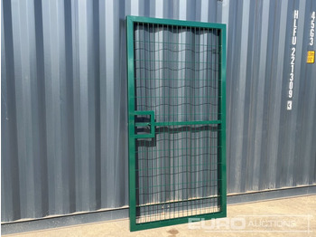 Máquina agrícola 1.2m x 2.4m Pedestrian Gate, Heavy Duty Galvanized Powder Coated, 80mm x 80mm x 3m Post (2 of), Assembly Kit (Green): foto 2