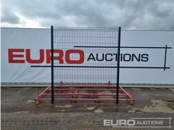 Máquina agrícola Unused Galvanised & Powder Coated Heavy Duty (5mm) Wire Mesh Fencing, 25 x H2.4m x W2.2m Panels, 26 x 60mm x 60mm x3m Posts, with Fittings (Green): foto 2