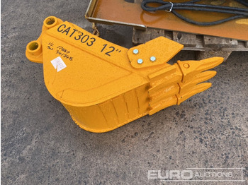 Balde nuevo Unused 2025 12" Digging Bucket to suit Mini Excavator: foto 3