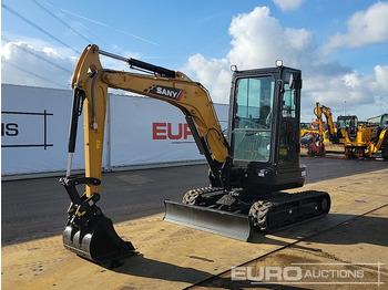 Mini escavadeira SANY
