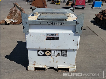Depósito de armazenamento Western Static Bunded Fuel Bowser, Electric Pump: foto 4