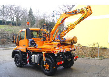 Caminhão basculante UNIMOG Unimog U 400/TÜV/Hydrostat/Mähtür +MULAG MHU 800: foto 4