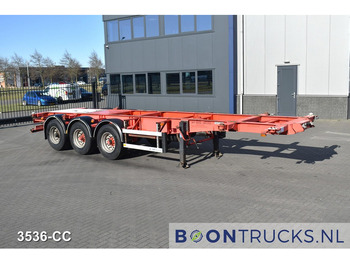Semireboque transportador de contêineres/ Caixa móvel Burg BPO 12 27CDM12 TANK CHASSIS | 20-30ft * 3800 Kg * NL TRAILER: foto 4