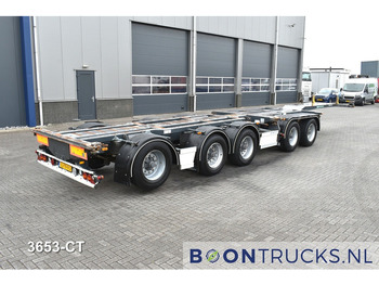 Semireboque transportador de contêineres/ Caixa móvel D-TEC