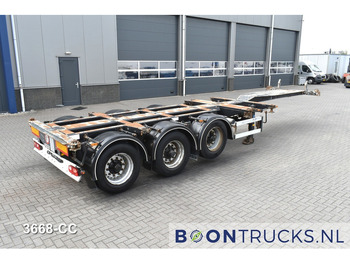 Semireboque transportador de contêineres/ Caixa móvel D-TEC