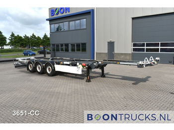 Semireboque transportador de contêineres/ Caixa móvel Van Hool A3C002 2x20-30-40-45ft HC * LIFT AXLE * SAF / DISC * EXTENDABLE REAR: foto 4