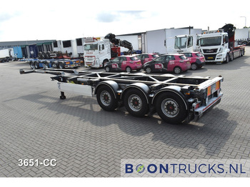 Semireboque transportador de contêineres/ Caixa móvel Van Hool A3C002 2x20-30-40-45ft HC * LIFT AXLE * SAF / DISC * EXTENDABLE REAR: foto 3