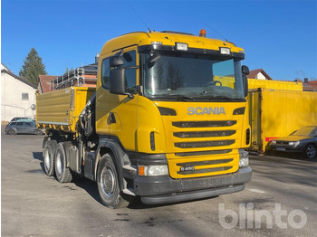 Caminhão basculante, Caminhão grua Scania G480 (2013) / HIAB 166 ES-4 HiDou: foto 2 Caminhão basculante, Caminhão grua Scania G480 (2013) / HIAB 166 ES-4 HiDou: foto 2