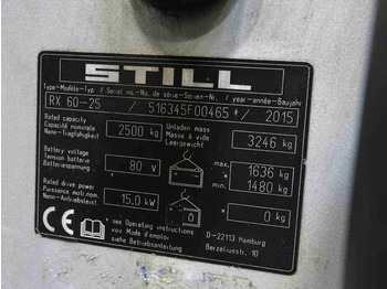 Empilhadeira elétrica STILL RX60-25: foto 5