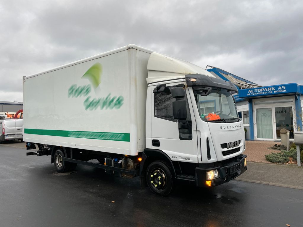 Iveco ML75E18 Blumen Koffer LBW Klimaanlage EEV ML80 - Carrinha de contentor: foto 1 Iveco ML75E18 Blumen Koffer LBW Klimaanlage EEV ML80 - Carrinha de contentor: foto 1