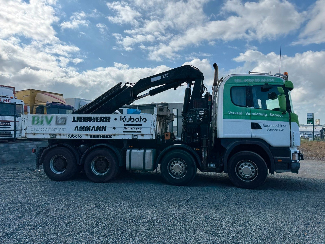 Scania 164G 580 V8 Kran Hiab 280 Retarder Sattelplatte Scania 164G 580 V8 Kran Hiab 280 Retarder Sattelplatte - Camião de caixa aberta/ Plataforma, Caminhão grua: foto 5 Scania 164G 580 V8 Kran Hiab 280 Retarder Sattelplatte Scania 164G 580 V8 Kran Hiab 280 Retarder Sattelplatte - Camião de caixa aberta/ Plataforma, Caminhão grua: foto 5