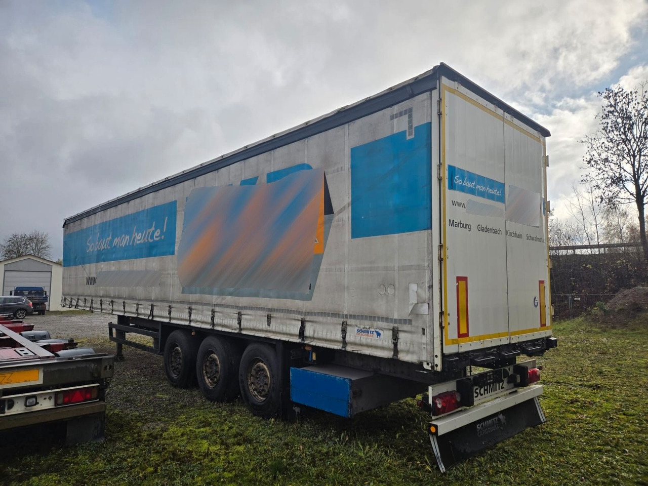 Schmitz Cargobull S01 Pritsche + Plane Auflieger - Semi-reboque de lona: foto 3 Schmitz Cargobull S01 Pritsche + Plane Auflieger - Semi-reboque de lona: foto 3