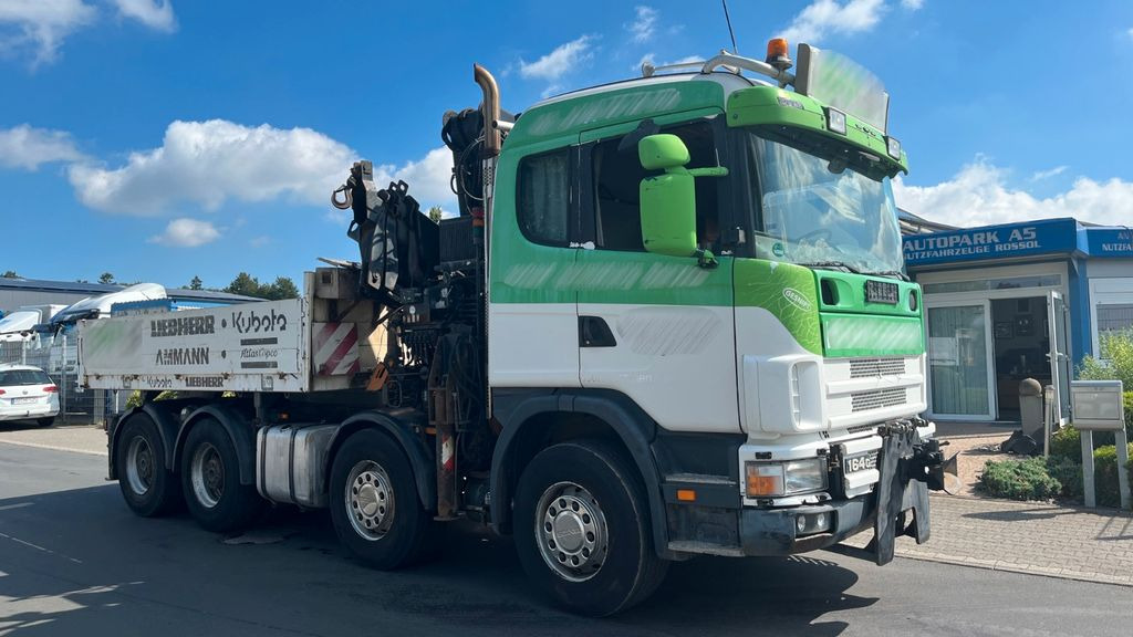 Scania 164G 580 V8 Kran Hiab 280 Retarder Sattel - Tractor: foto 1 Scania 164G 580 V8 Kran Hiab 280 Retarder Sattel - Tractor: foto 1