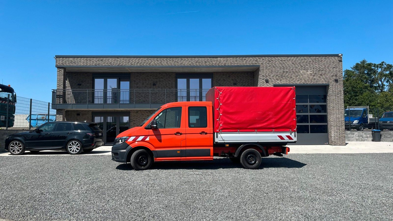 Volkswagen Crafter Pritsche Plane 35 DOKA mittellang RWD - Furgão de toldo, Carrinha cabine dupla: foto 1 Volkswagen Crafter Pritsche Plane 35 DOKA mittellang RWD - Furgão de toldo, Carrinha cabine dupla: foto 1
