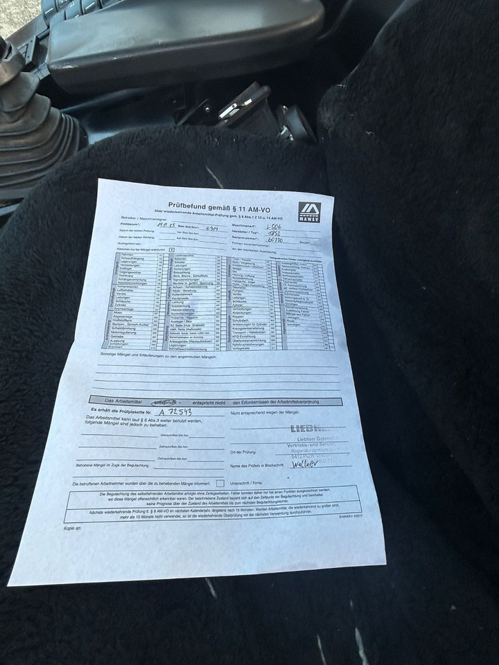 Carregadeira de rodas Liebherr L 506: foto 15