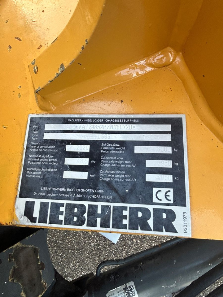 Liebherr L 506 - Carregadeira de rodas: foto 5 Liebherr L 506 - Carregadeira de rodas: foto 5
