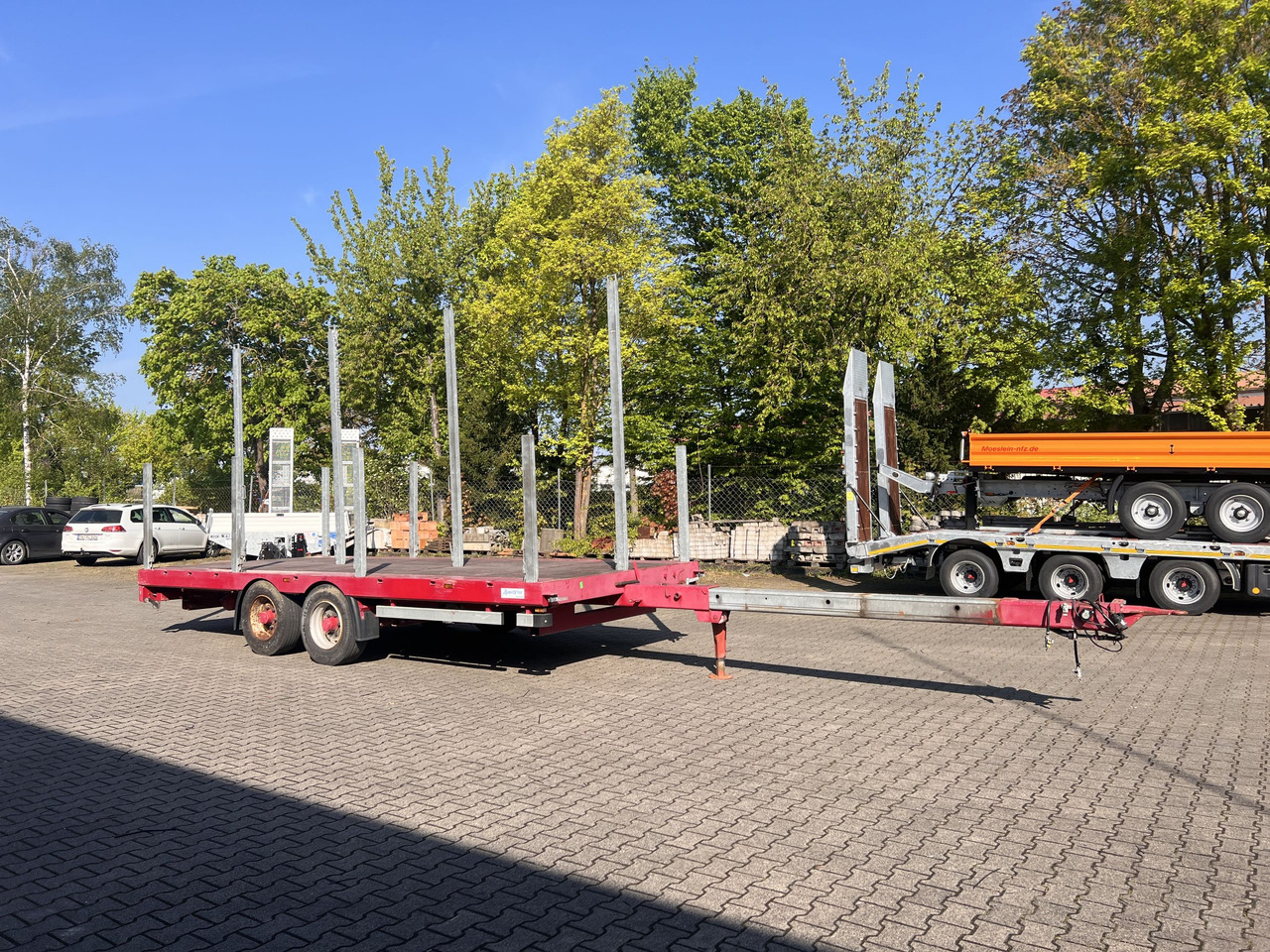 Reboque transporte de madeira Auwaerter X-LTL110  Tandempritsche, ausziehbar: foto 6