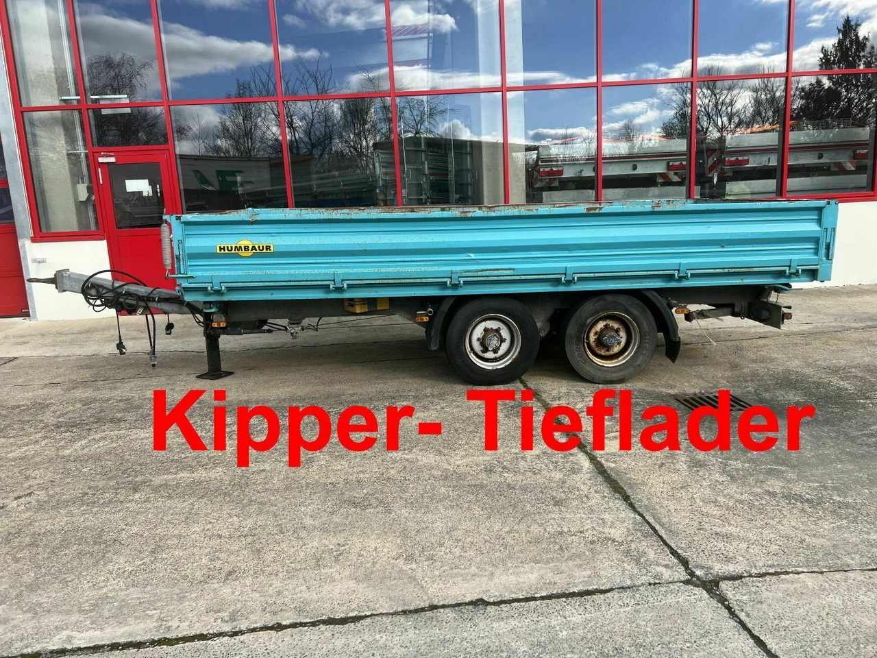 Humbaur Tandem Kipper- Tieflader - Reboque basculante: foto 1 Humbaur Tandem Kipper- Tieflader - Reboque basculante: foto 1
