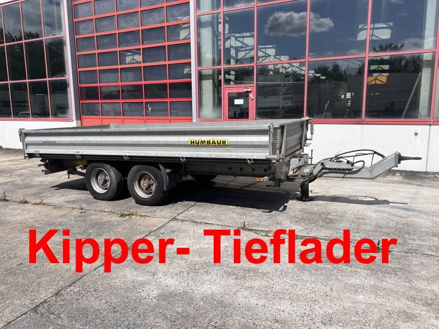 Reboque basculante Humbaur  Tandemkipper- Tieflader: foto 1