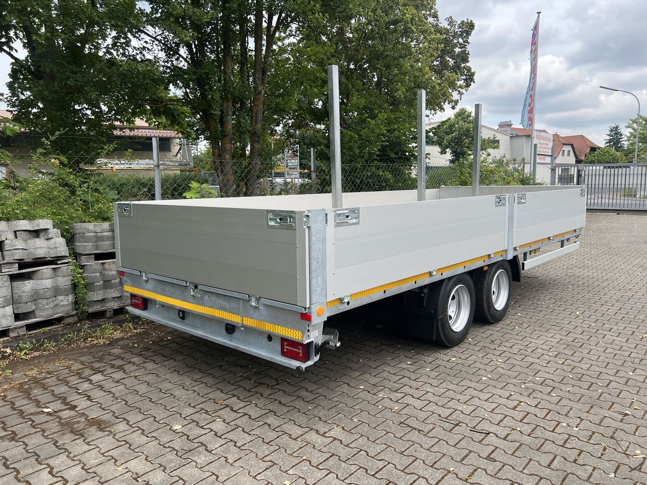 Reboque plataforma/ Caixa aberta Möslein  14,4 t Tandem- Pritschenanhänger- Tieflader: foto 6