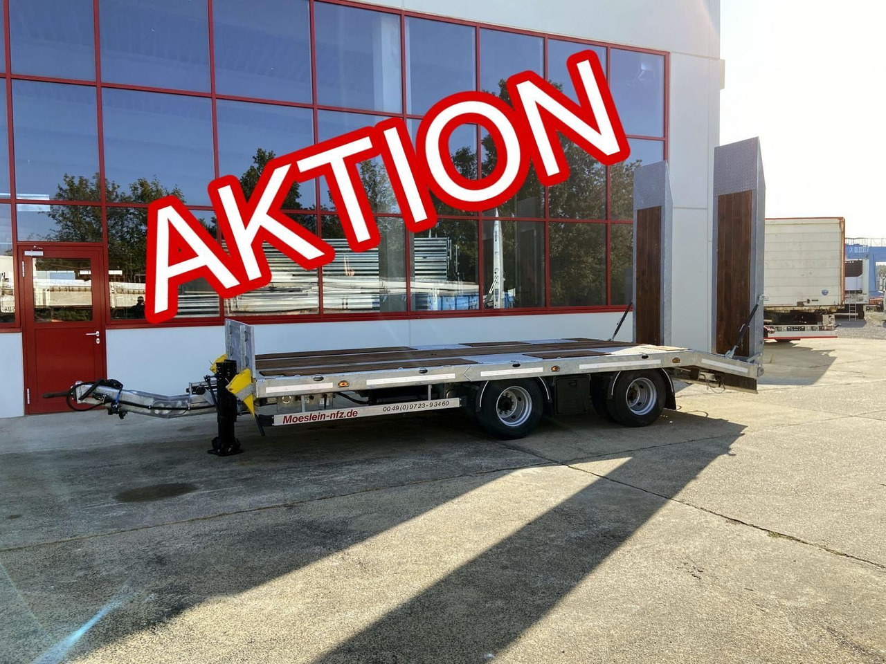 Möslein 19 t Tandemtieflader, Luftgefedert, NEU - Reboque baixa: foto 1 Möslein 19 t Tandemtieflader, Luftgefedert, NEU - Reboque baixa: foto 1