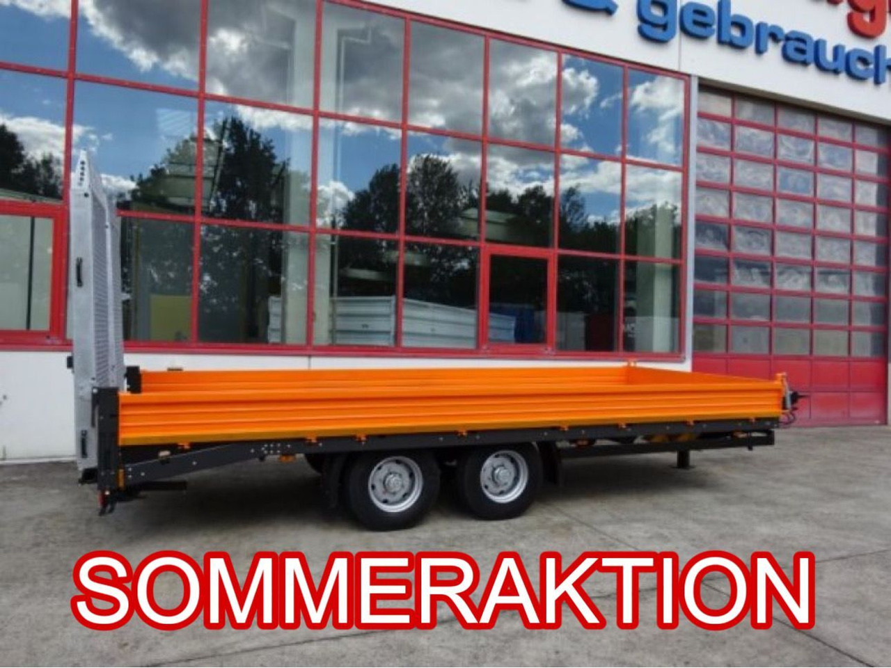 Möslein Neuer Tandemtieflader - Reboque baixa: foto 1 Möslein Neuer Tandemtieflader - Reboque baixa: foto 1