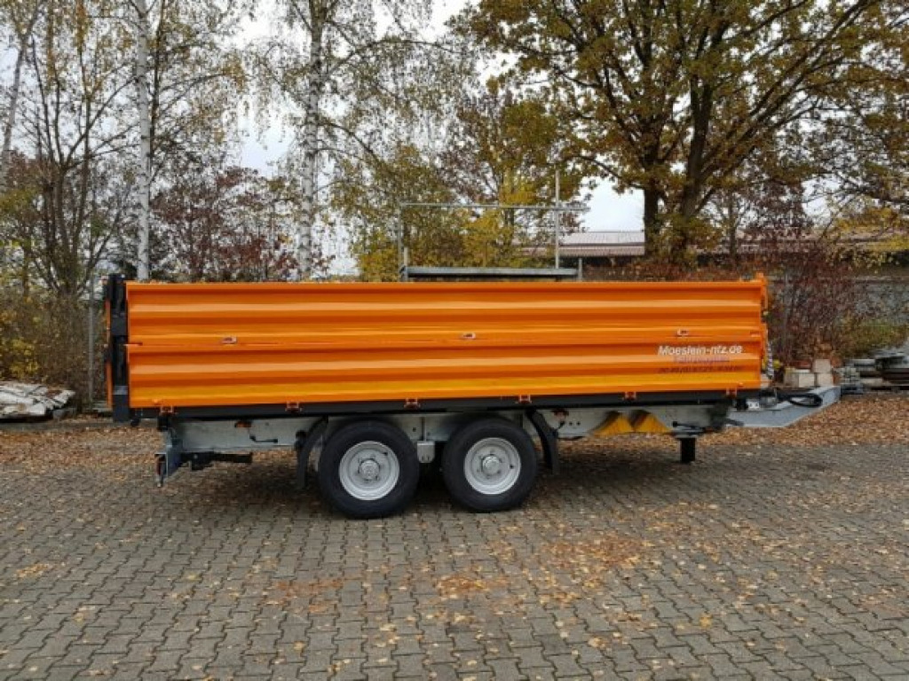 Möslein TTD13- BA Orange 13 t Tandem Kipper Tiefladermit Bordwand- Aufsatz-- Neufahrzeug -- - Reboque basculante: foto 1 Möslein TTD13- BA Orange 13 t Tandem Kipper Tiefladermit Bordwand- Aufsatz-- Neufahrzeug -- - Reboque basculante: foto 1