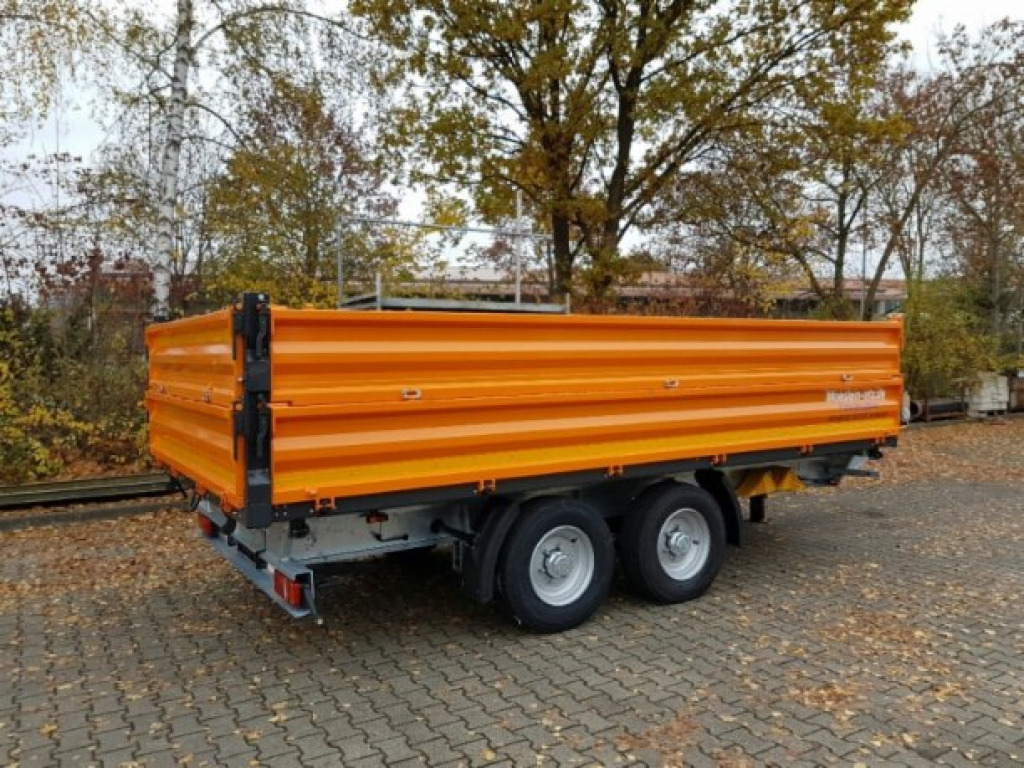 Möslein TTD13- BA Orange 13 t Tandem Kipper Tiefladermit Bordwand- Aufsatz-- Neufahrzeug -- - Reboque basculante: foto 3 Möslein TTD13- BA Orange 13 t Tandem Kipper Tiefladermit Bordwand- Aufsatz-- Neufahrzeug -- - Reboque basculante: foto 3