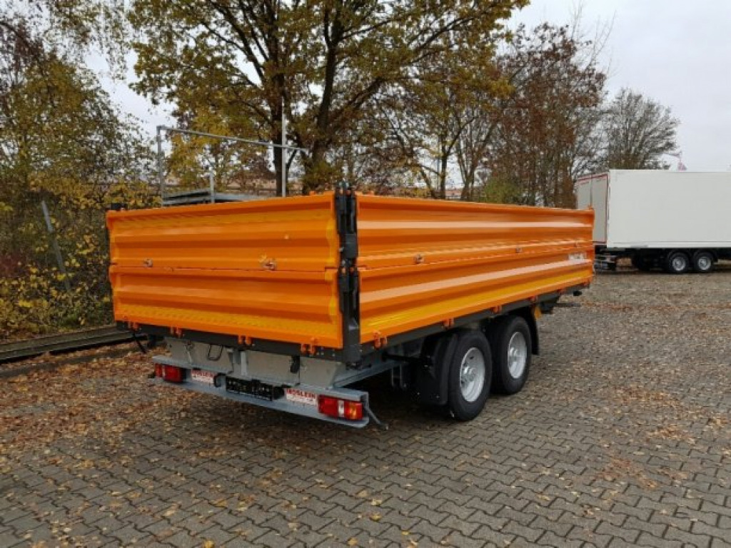Möslein TTD13- BA Orange 13 t Tandem Kipper Tiefladermit Bordwand- Aufsatz-- Neufahrzeug -- - Reboque basculante: foto 4 Möslein TTD13- BA Orange 13 t Tandem Kipper Tiefladermit Bordwand- Aufsatz-- Neufahrzeug -- - Reboque basculante: foto 4