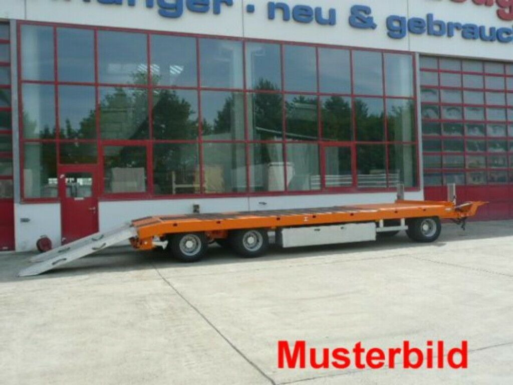 Semireboque Möslein  3 Achs Plato- Tieflader- Anhänger 9 m: foto 9