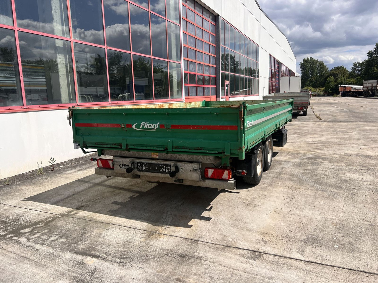 Tandemkipper- Tieflader, wenig Benutzt - Reboque basculante: foto 4 Tandemkipper- Tieflader, wenig Benutzt - Reboque basculante: foto 4