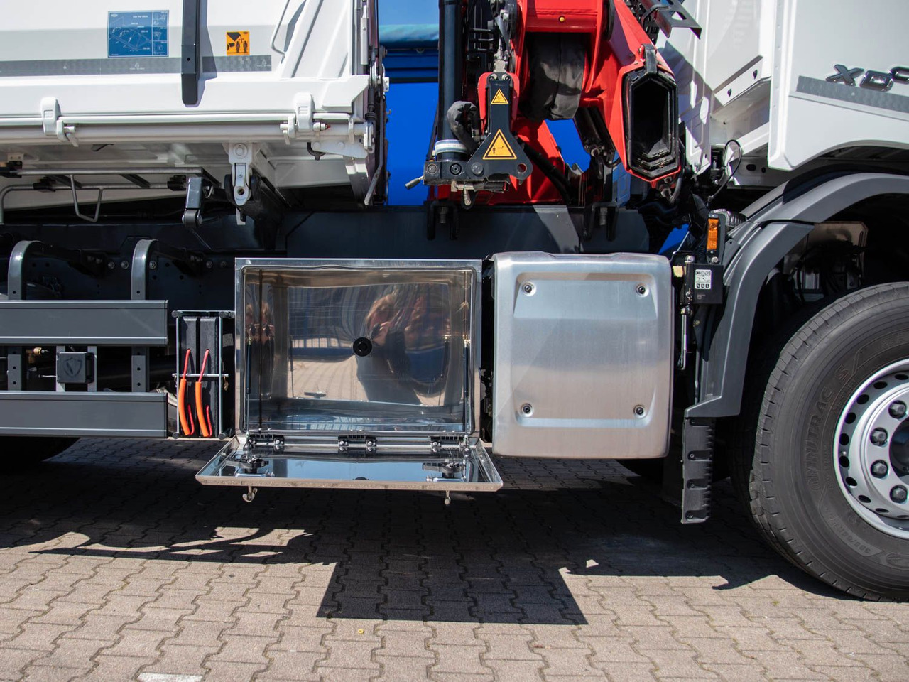 Caminhão grua, Caminhão basculante nuevo DAF FA XDC 370 Krankipper DAF XDC 370 FA Meiller Krankipper HMF: foto 27