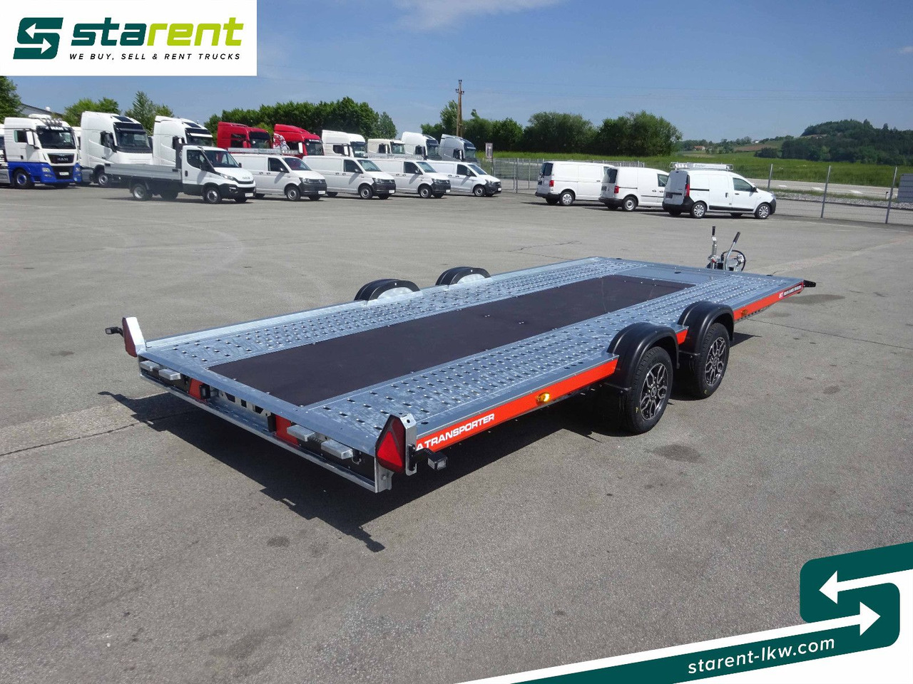 Brian James Trailers A-Transporter, Rampen, Alufelgen - Reboque transporte de veículos: foto 5 Brian James Trailers A-Transporter, Rampen, Alufelgen - Reboque transporte de veículos: foto 5