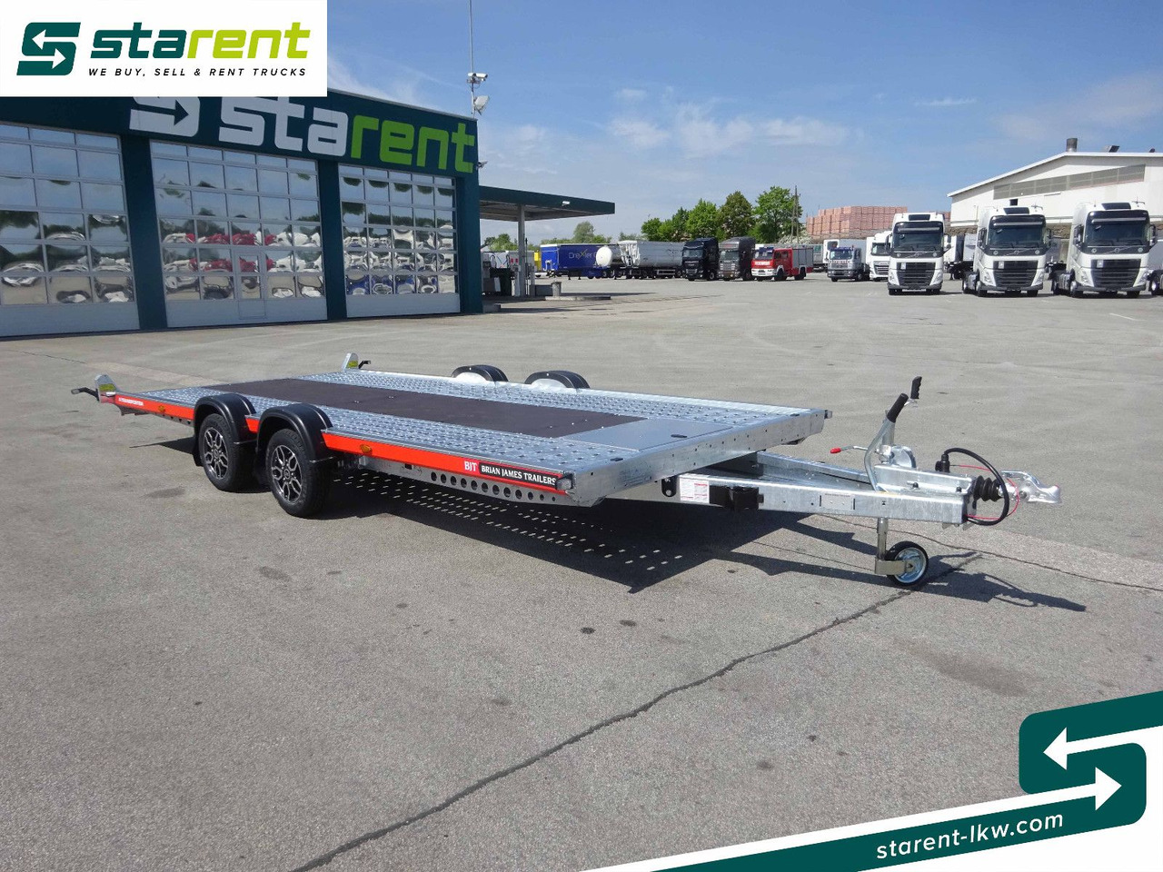 Brian James Trailers A-Transporter, Rampen, Alufelgen - Reboque transporte de veículos: foto 3 Brian James Trailers A-Transporter, Rampen, Alufelgen - Reboque transporte de veículos: foto 3