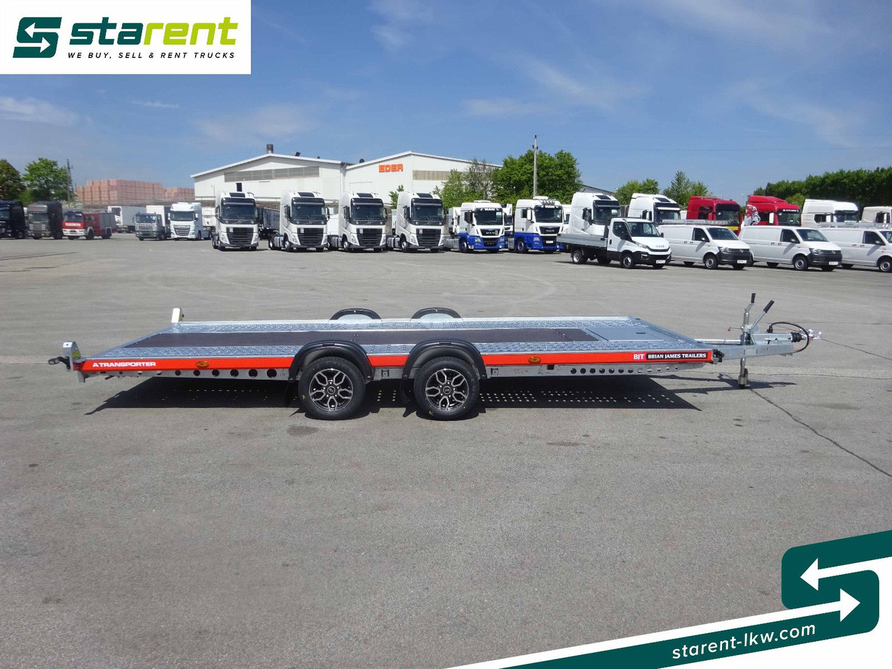 Brian James Trailers A-Transporter, Rampen, Alufelgen - Reboque transporte de veículos: foto 4 Brian James Trailers A-Transporter, Rampen, Alufelgen - Reboque transporte de veículos: foto 4