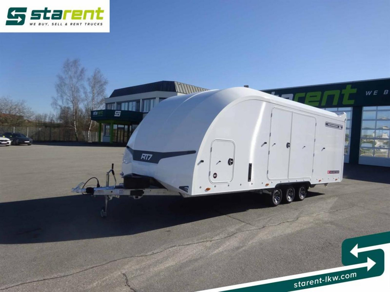 Brian James Trailers Race Transporter 7, Seilwinde, elektrische Klappe - Reboque transporte de veículos: foto 1 Brian James Trailers Race Transporter 7, Seilwinde, elektrische Klappe - Reboque transporte de veículos: foto 1