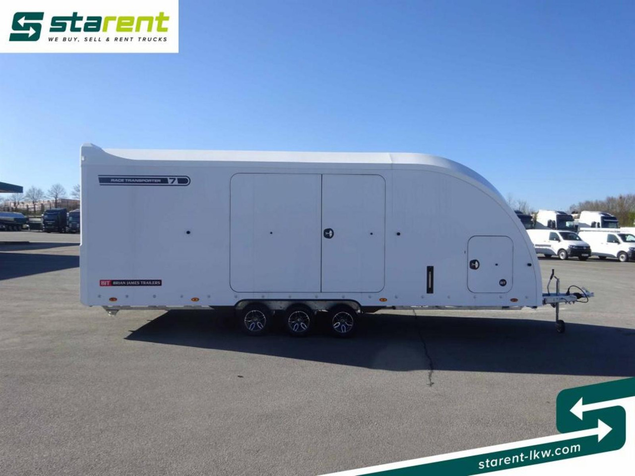 Brian James Trailers Race Transporter 7, Seilwinde, elektrische Klappe - Reboque transporte de veículos: foto 4 Brian James Trailers Race Transporter 7, Seilwinde, elektrische Klappe - Reboque transporte de veículos: foto 4