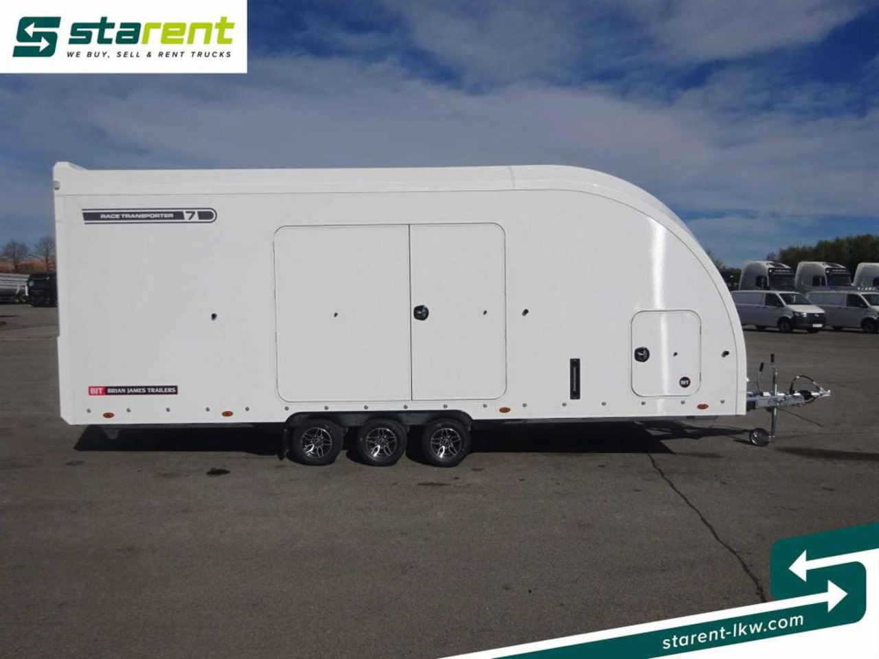 Brian James Trailers Race Transporter 7, extra Hoch, Seilwinde - Reboque transporte de veículos: foto 4 Brian James Trailers Race Transporter 7, extra Hoch, Seilwinde - Reboque transporte de veículos: foto 4