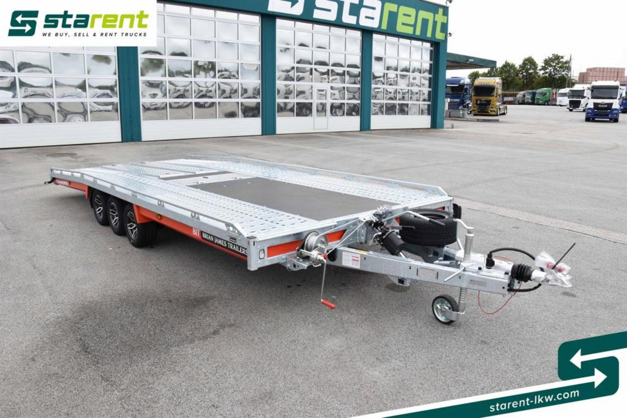 Brian James Trailers T-Transporter Rampen Seilwinde Kippbar Alu - Reboque transporte de veículos: foto 3 Brian James Trailers T-Transporter Rampen Seilwinde Kippbar Alu - Reboque transporte de veículos: foto 3