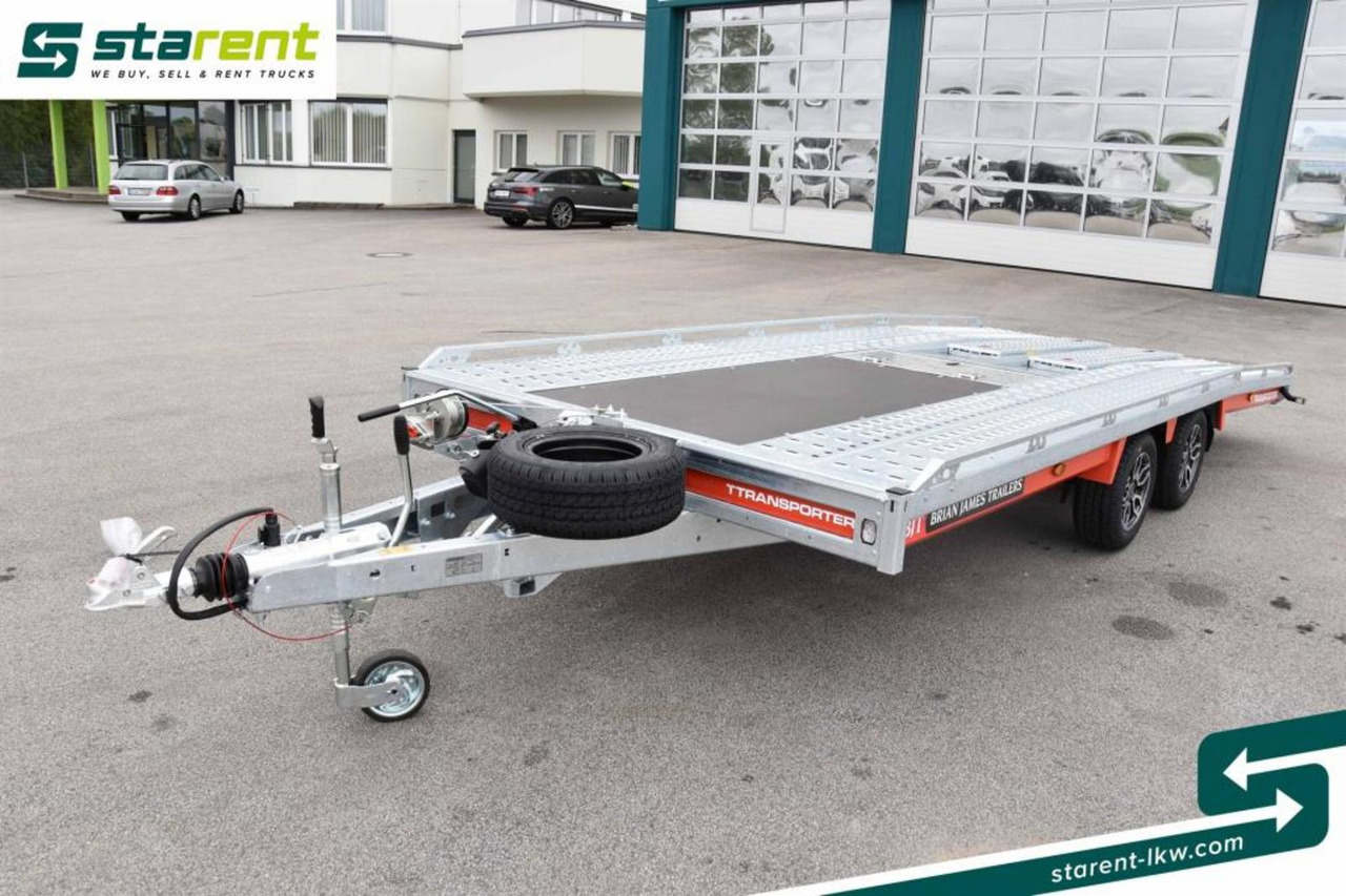Brian James Trailers T-Transporter Rampen Seilwinde Kippbar Alu - Reboque transporte de veículos: foto 1 Brian James Trailers T-Transporter Rampen Seilwinde Kippbar Alu - Reboque transporte de veículos: foto 1