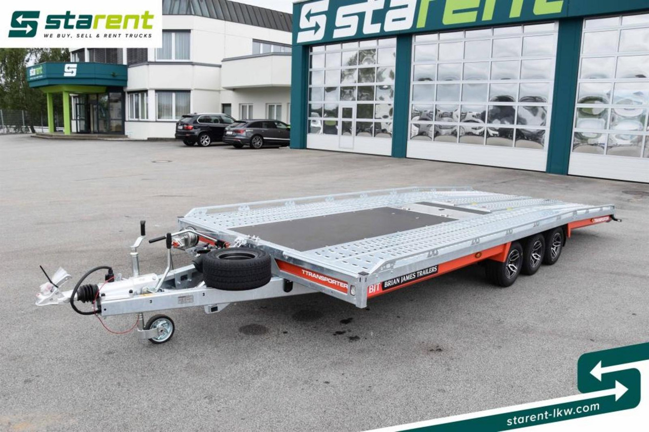 Brian James Trailers T-Transporter Rampen Seilwinde Kippbar Alu - Reboque transporte de veículos: foto 1 Brian James Trailers T-Transporter Rampen Seilwinde Kippbar Alu - Reboque transporte de veículos: foto 1