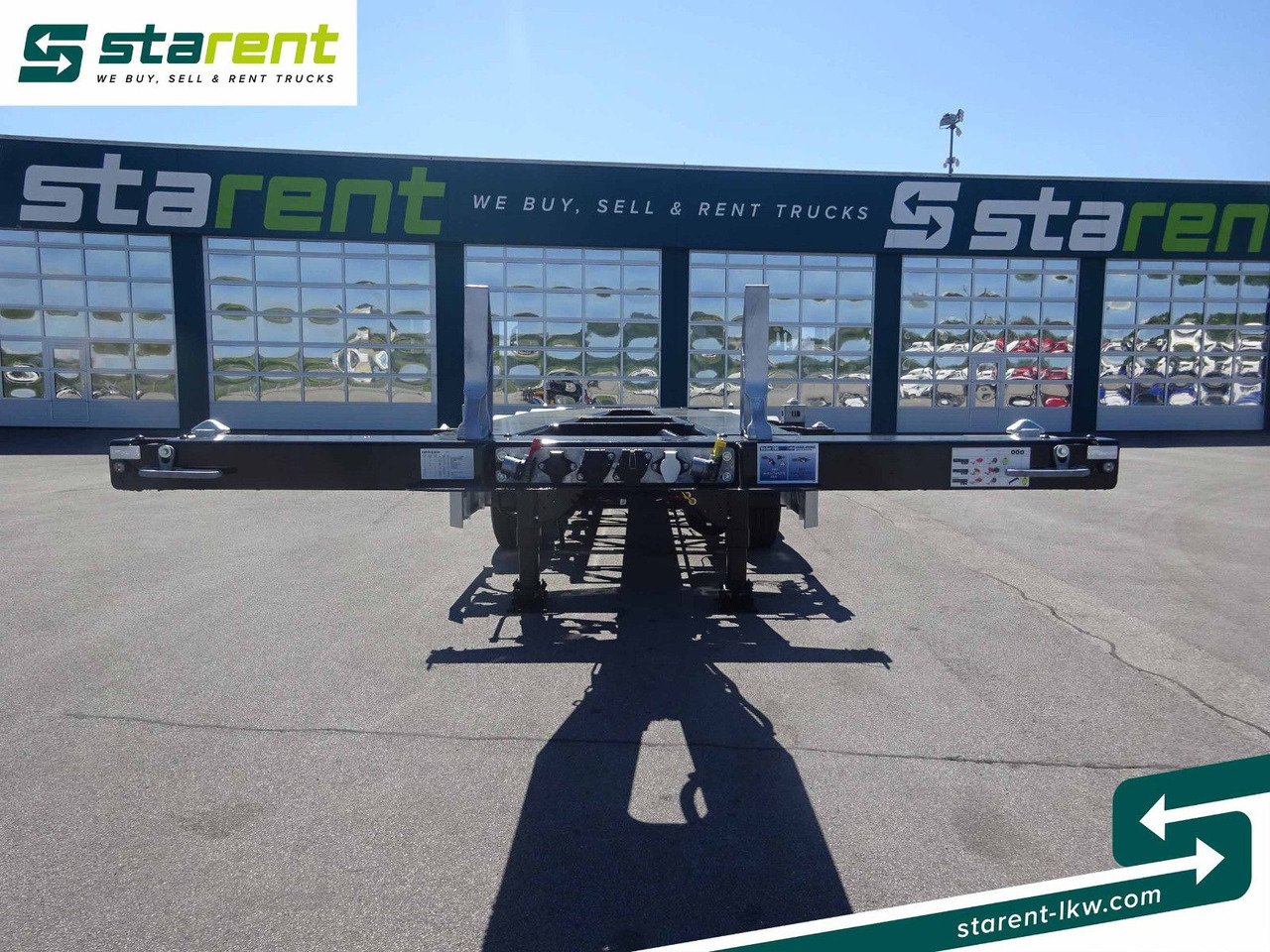 D-TEC Flexitrailer LS Containerchassis ADR, Liftachse - Semireboque transportador de contêineres/ Caixa móvel: foto 2 D-TEC Flexitrailer LS Containerchassis ADR, Liftachse - Semireboque transportador de contêineres/ Caixa móvel: foto 2
