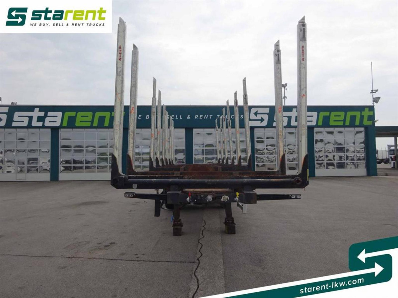 Hangler Holzrungen Auflieger Exte Rungen Lift-A Lenkachse - Semi-reboque florestal: foto 2 Hangler Holzrungen Auflieger Exte Rungen Lift-A Lenkachse - Semi-reboque florestal: foto 2